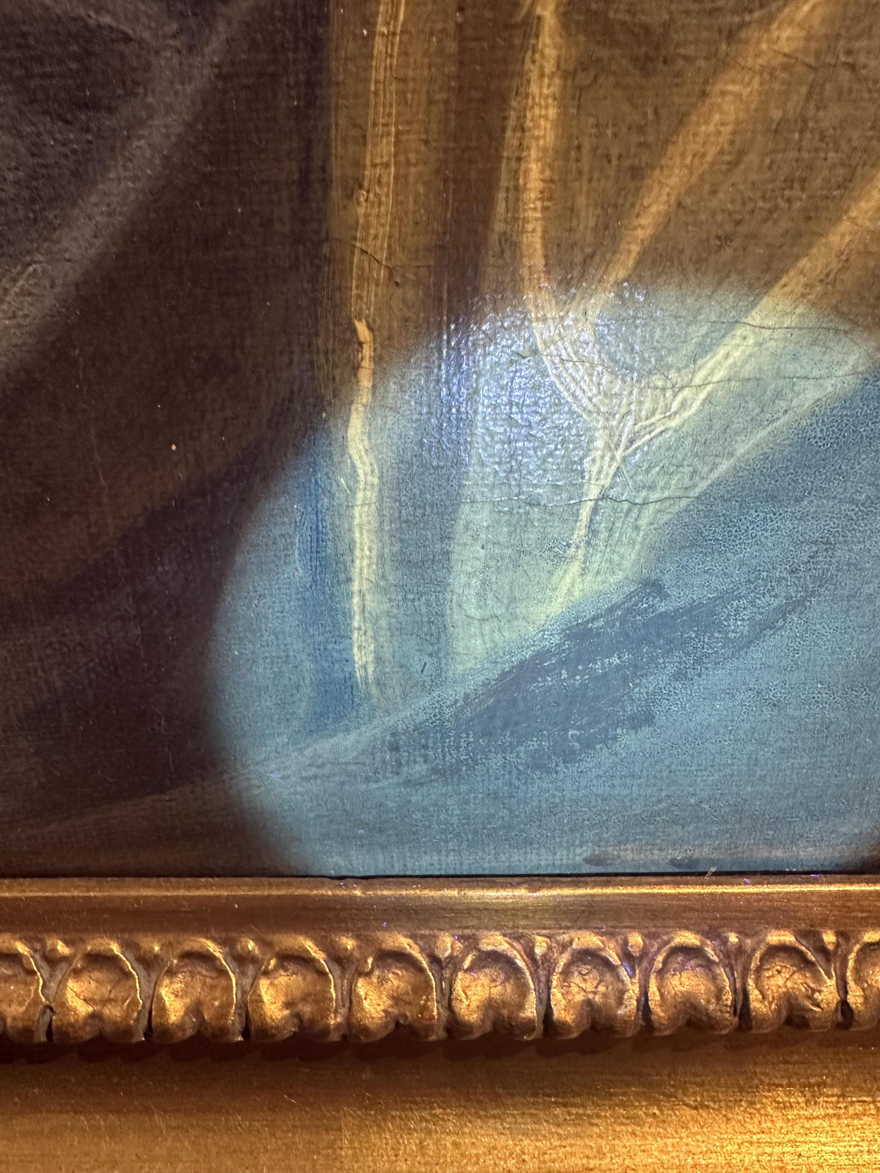 Follower of George Romney, British 1734-1802, A portrait of a young lady with yellow drapery